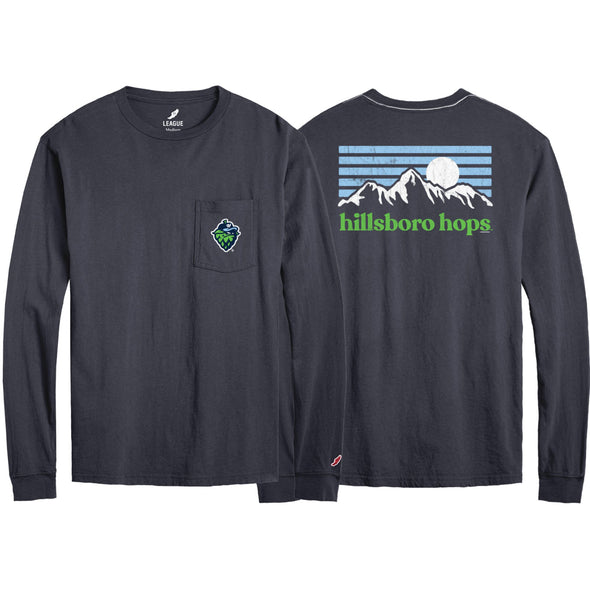 League Pocket Long Sleeve, Hillsboro Hops