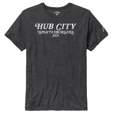 Adult Charcoal Grey White Script L2 Tee