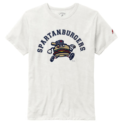 Cream Arch Script League Tee