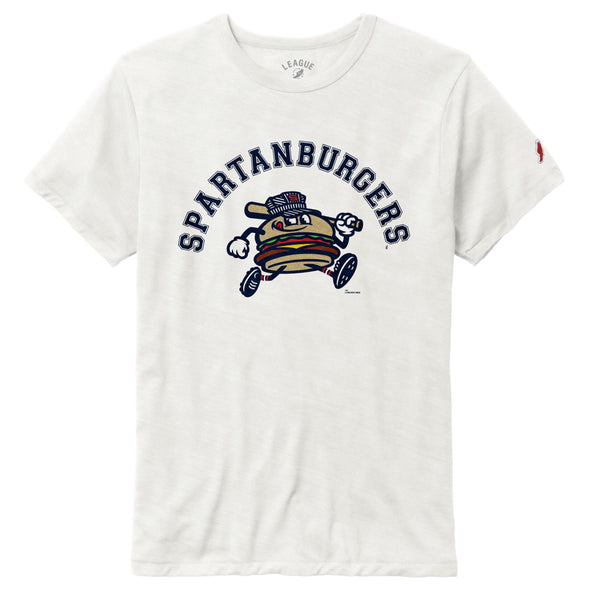 Cream Arch Script League Tee