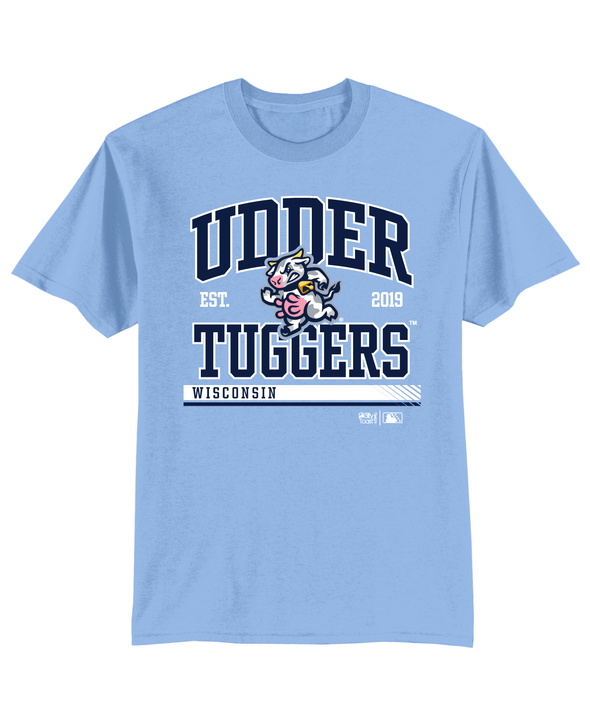 Wisconsin Udder Tuggers Carolina Blue Silly Toast Milo T-Shirt