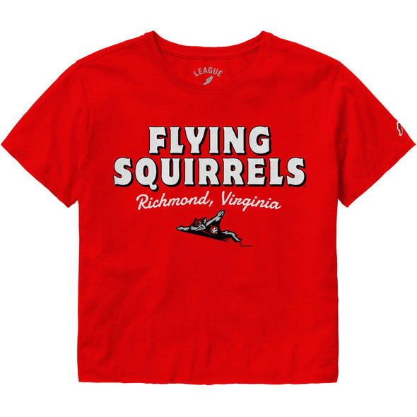 Richmond Flying Squirrels League Clothesline Crop Top