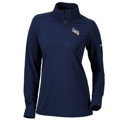 Scranton Wilke's-Barre RailRiders Columbia Women's 1/4 Pullover (Navy)