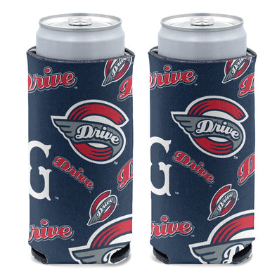 Greenville Drive Wincraft Navy 12oz Slim Scattered Koozie