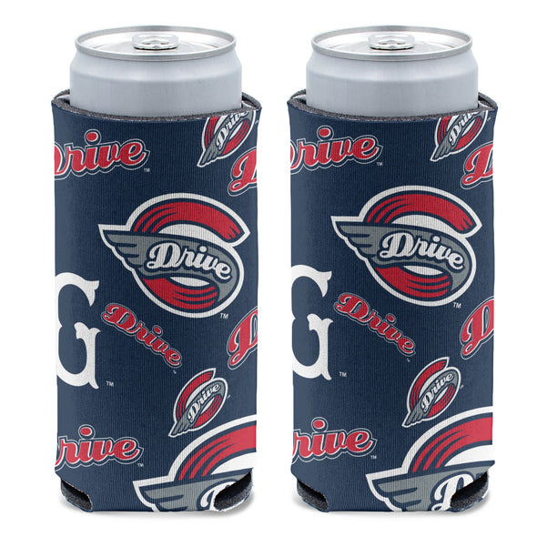 Greenville Drive Wincraft Navy 12oz Slim Scattered Koozie