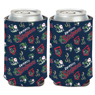 Gwinnett Stripers Wincraft All Over Logo Can Cooler