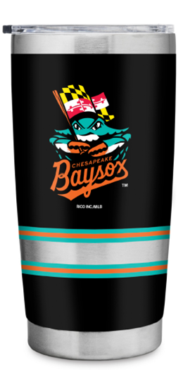 Chesapeake Baysox 20oz Stainless Steel Tumbler