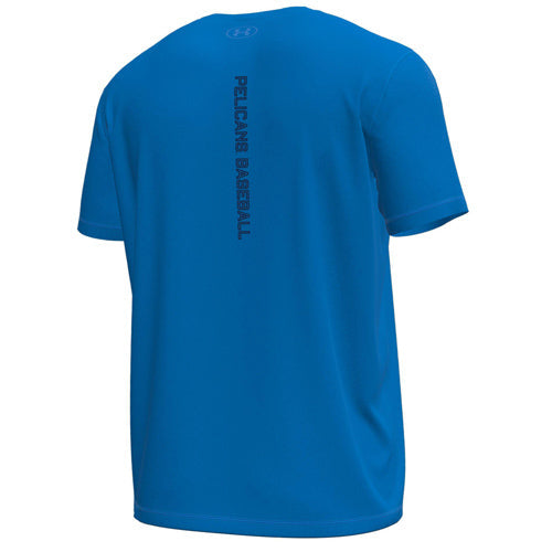 Myrtle Beach Pelicans Under Armour Blue Circuit Alternate Tech Tee