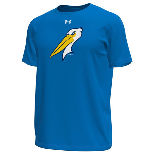 Myrtle Beach Pelicans Under Armour Blue Circuit Alternate Tech Tee