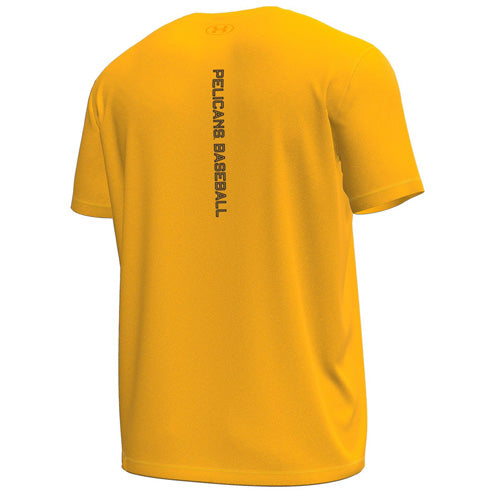 Myrtle Beach Pelicans Under Armour Gold Alternate Tech Tee