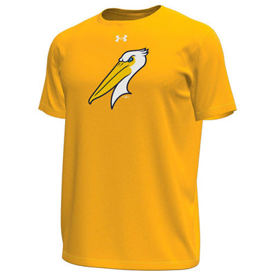 Myrtle Beach Pelicans Under Armour Gold Alternate Tech Tee