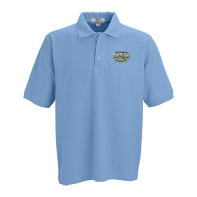 CAROLINA BLUE DOUBLE TUCK PIQUE POLO