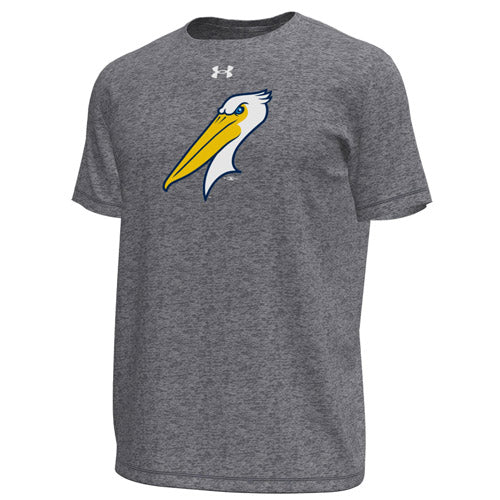 Myrtle Beach Pelicans Under Armour Carbon Heather Alternate Tech Tee