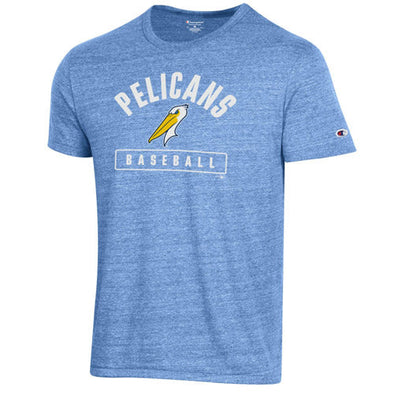 Myrtle Beach Pelicans Champion Light Blue Alternate Tri Blend Tee