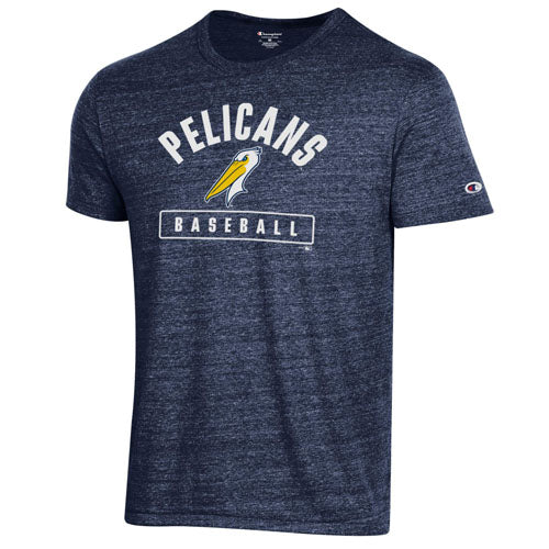 Myrtle Beach Pelicans Champion Navy Alternate Tri Blend Tee