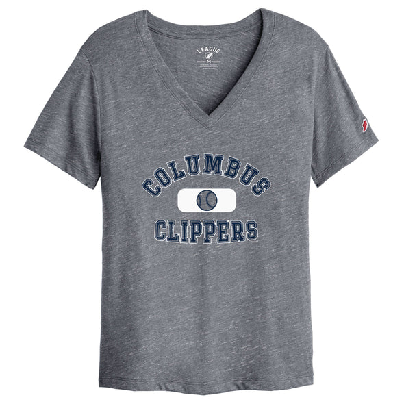 Columbus Clippers The League Women's Intramural Boyfriend V-Neck Tee