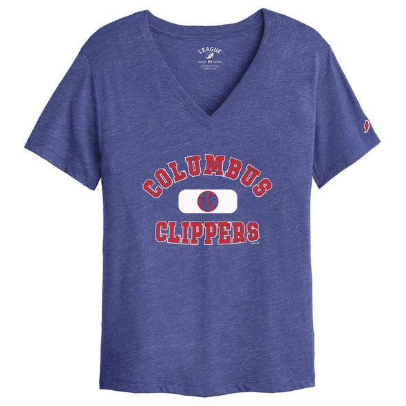 Columbus Clippers The League Women's Intramural Boyfriend V-Neck Tee