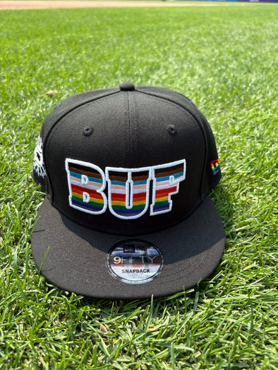 Buffalo Bisons BUF Local Pride Black 950 Snap Adjustable Cap