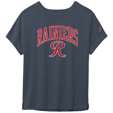 Tacoma Rainiers League Women's Navy Slub Tee