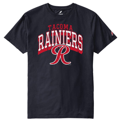 Tacoma Rainiers League Navy Arch Tee