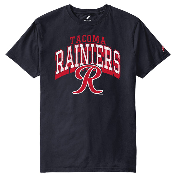 Tacoma Rainiers League Navy Arch Tee