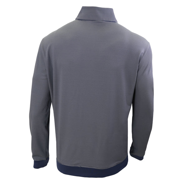 Adult Navy Pinstripe HC Columbia Quarter Zip
