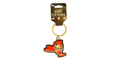 ValleyCats - NY State shaped key chain