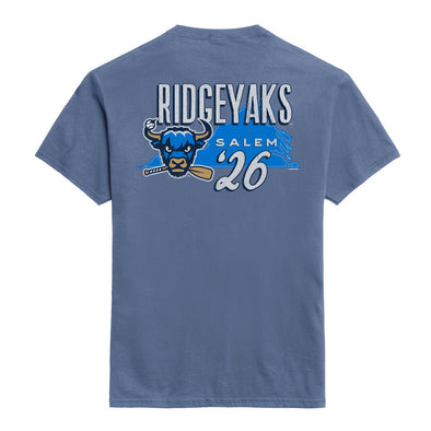 Salem RidgeYaks The Farm Yak State Logo SS Tee
