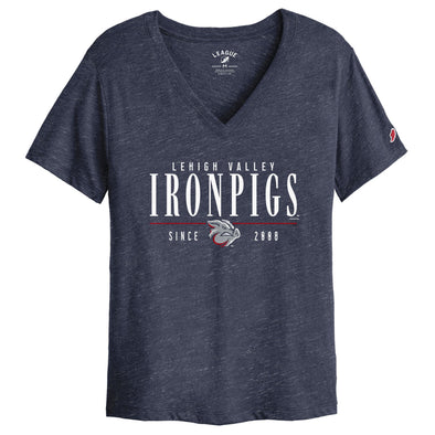Lehigh Valley IronPigs Womens BF V-Tee