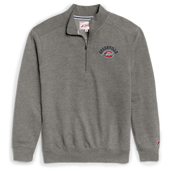 Greenville Drive League Gray Heritage 1/4 Zip