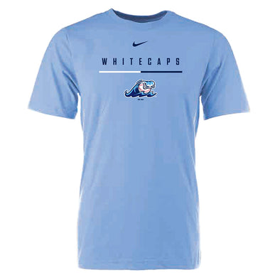 West Michigan Whitecaps Nike Light Blue Cotton Tee
