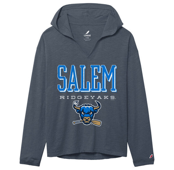 Salem RidgeYaks The League Womens Slub L/S Hood
