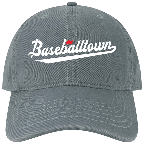 Legacy Navy Baseballtown Script EZA Adjustable Hat