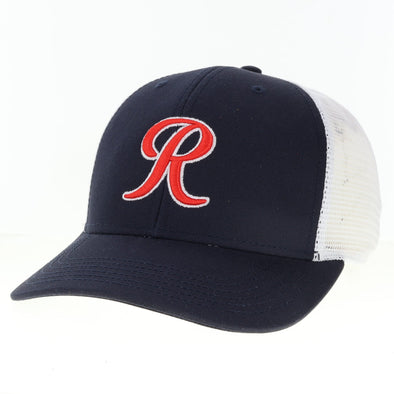 Tacoma Rainiers Legacy Navy White Mid-Pro Trucker Snapback