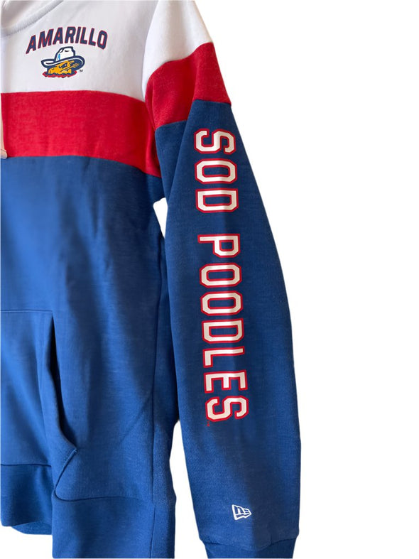 Amarillo Sod Poodles New Era Womens' RWB Game Full Zip