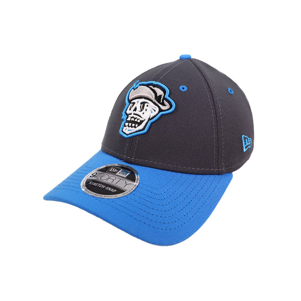 Las Vegas Reyes de Plata New Era Skull Graphite/Blue 9FORTY Stretch-Snapback Hat