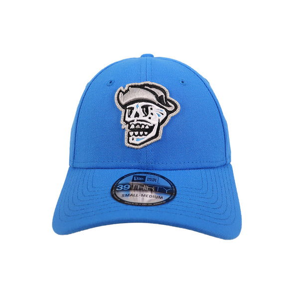 Reyes de Plata New Era Skull Blue 39THIRTY Stretch Fit Hat