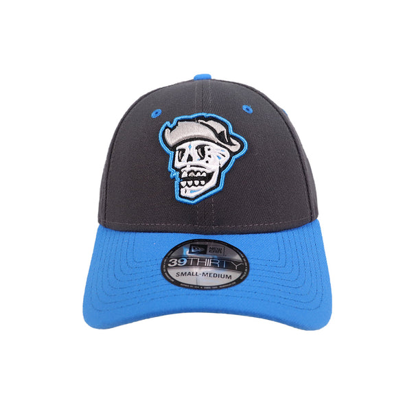 Las Vegas Reyes de Plata New Era Skull Graphite/Blue 39THIRTY Stretch Fit Hat