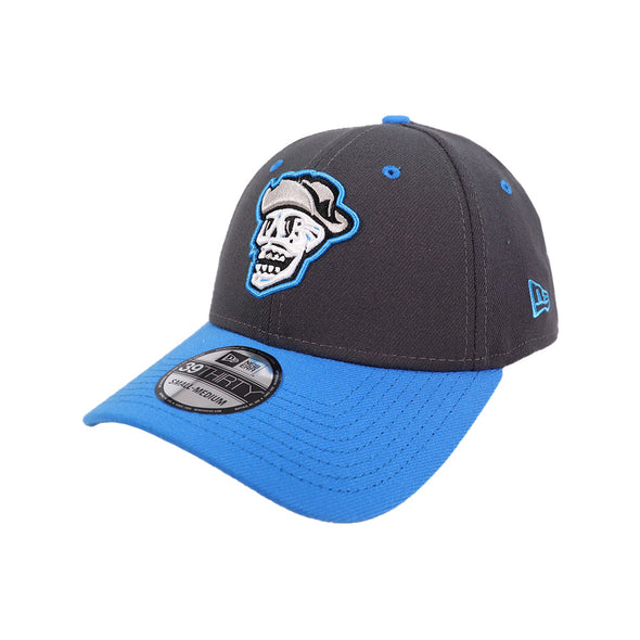 Las Vegas Reyes de Plata New Era Skull Graphite/Blue 39THIRTY Stretch Fit Hat