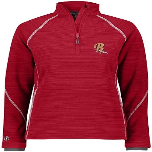 Scranton/Wilkes-Barre RailRiders Holloway Women's Deviate 1/2 Zip Pullover Red