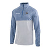 Men's Heathered Light Blue Columbia Quarter Zip