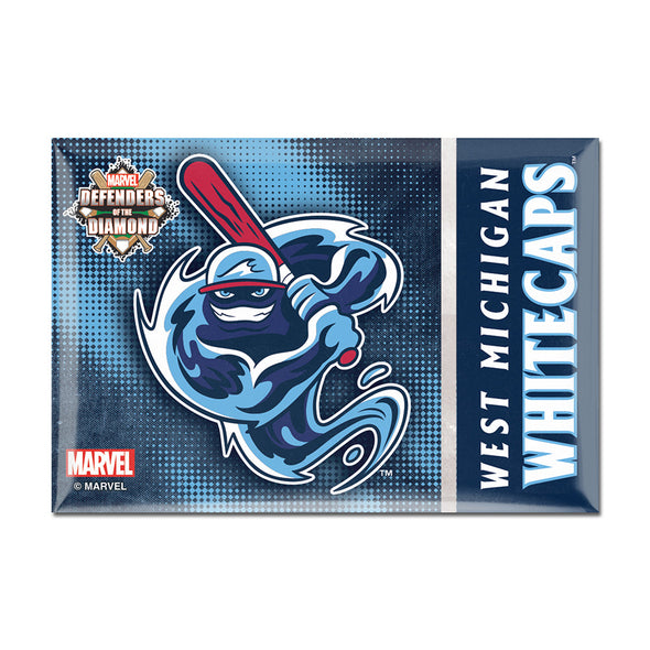 West Michigan Whitecaps 2"x3" Marvel Fridge Magnet