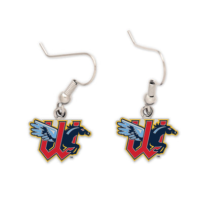 Wichita Wind Surge Home Logo Team Wire Earrings