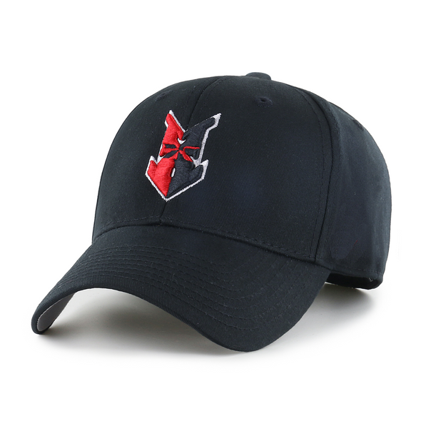 Indianapolis Indians Adult Black Road Cotton Replica Adjustable Cap