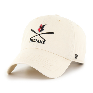 Indianapolis Indians '47 Adult Natural Crossbats Clean Up Adjustable Cap