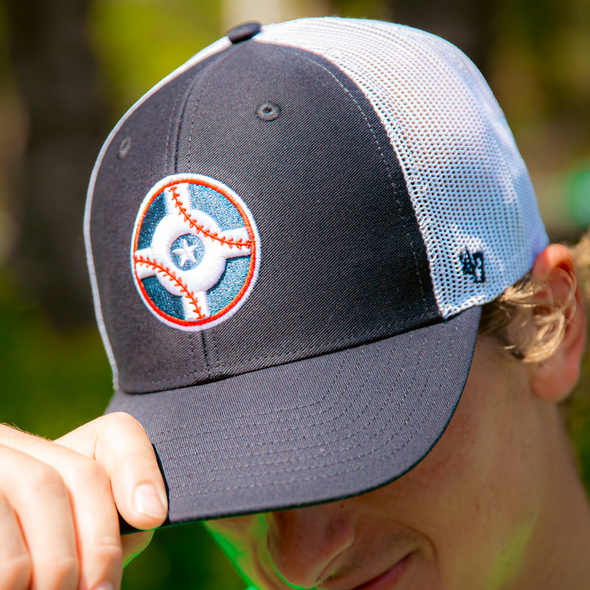 Indianapolis Indians '47 Adult Navy Circle City Trucker Snapback Adjustable Cap