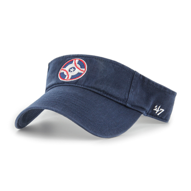 Indianapolis Indians '47 Adult Navy Circle City Adjustable Visor