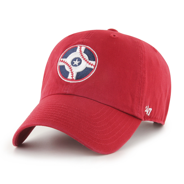 Indianapolis Indians '47 Adult Circle City Red Clean Up Adjustable Cap