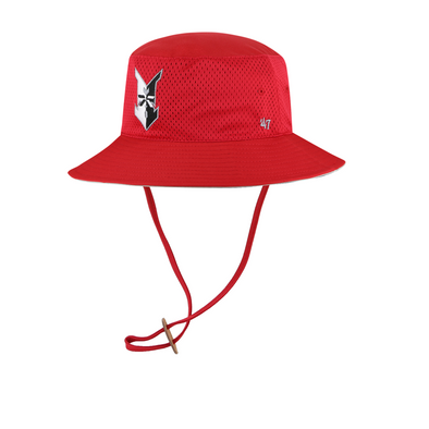Indianapolis Indians '47 Adult Red Panama Bucket Hat