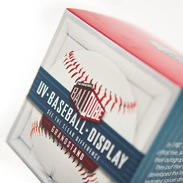 Indianapolis Indians Original BALLQUBE UV Grandstand Baseball Display Case